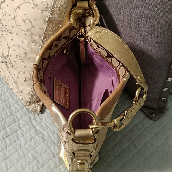 COACH ZOE HOBO, Sparkle Leather bag, NWOT❣️ - Picture 3 of 6