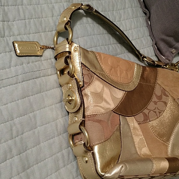 COACH ZOE HOBO, Sparkle Leather bag, NWOT❣️ - Picture 5 of 6