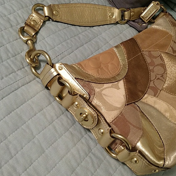 COACH ZOE HOBO, Sparkle Leather bag, NWOT❣️ - Picture 6 of 6