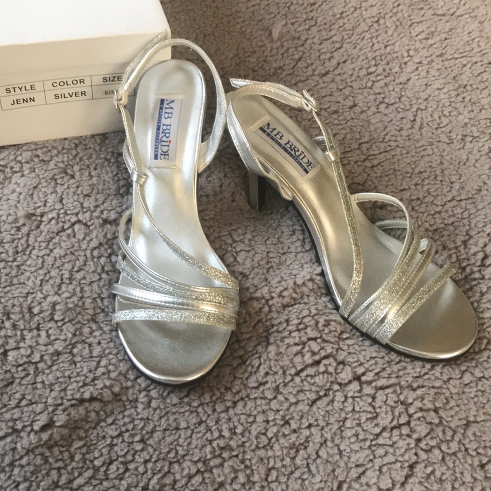 MB Bride Silver Heels