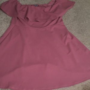 off-the-shoulder formal dress