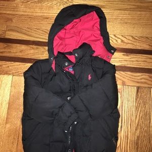 Toddler boy polo down coat