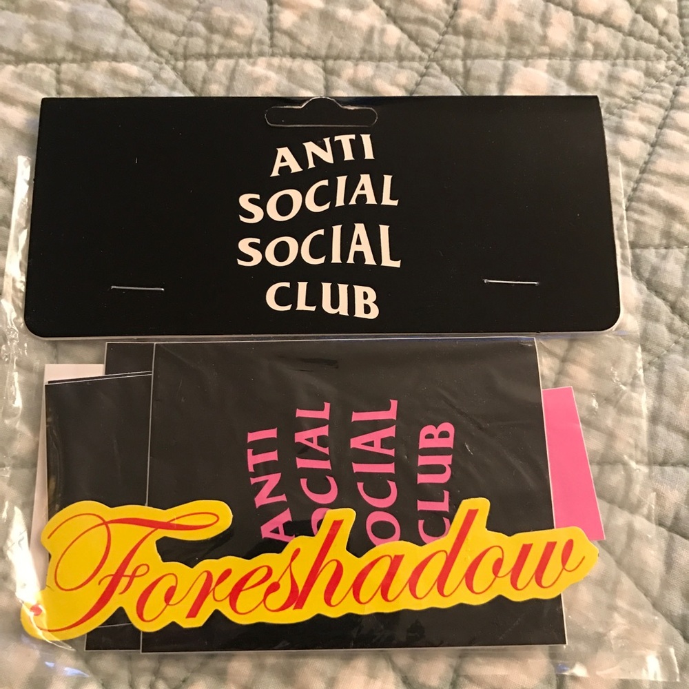 Anti Social Social Club Stickers Pack