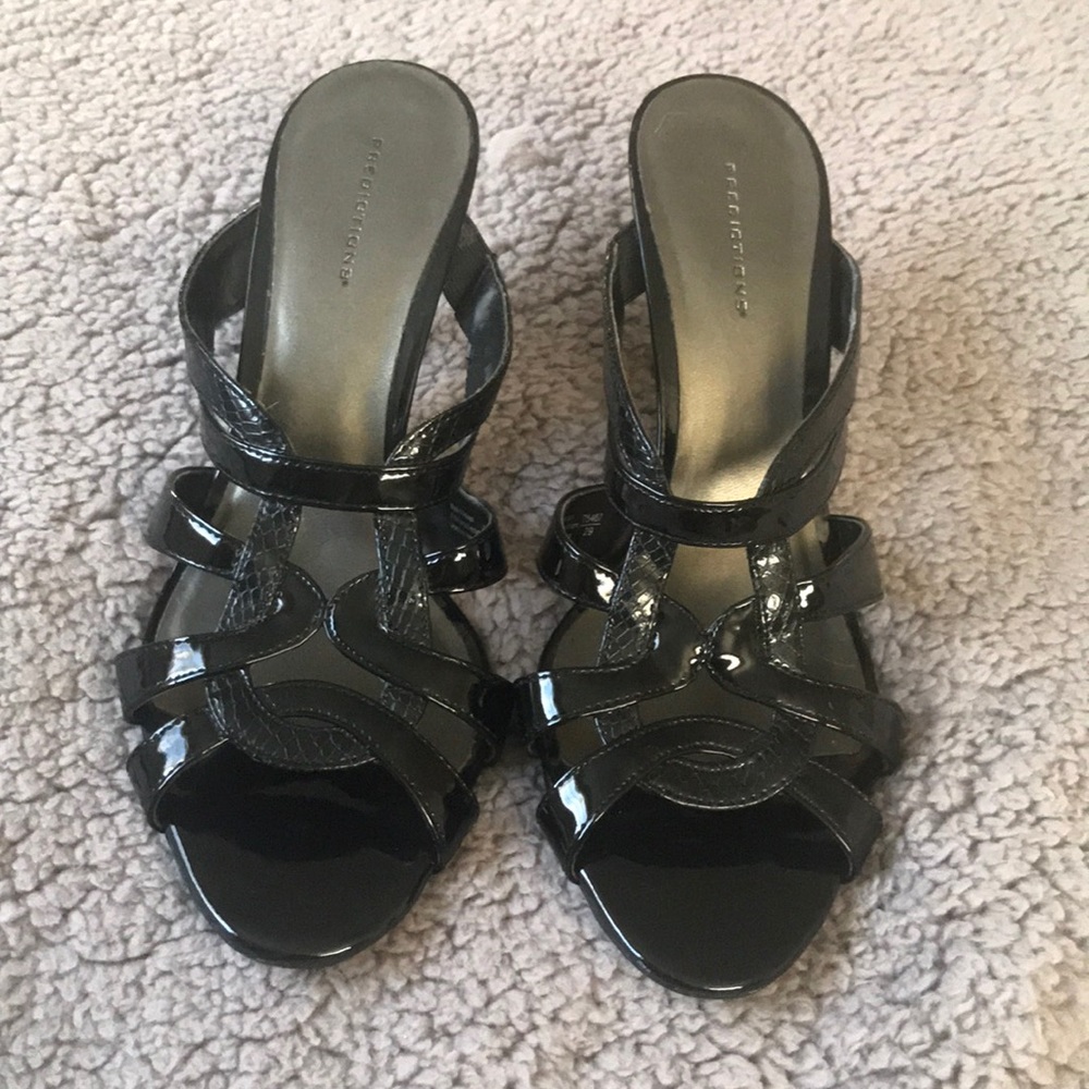 3” Black “Predictions” Heels