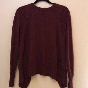 Maroon Lululemon Cross-back Sweater