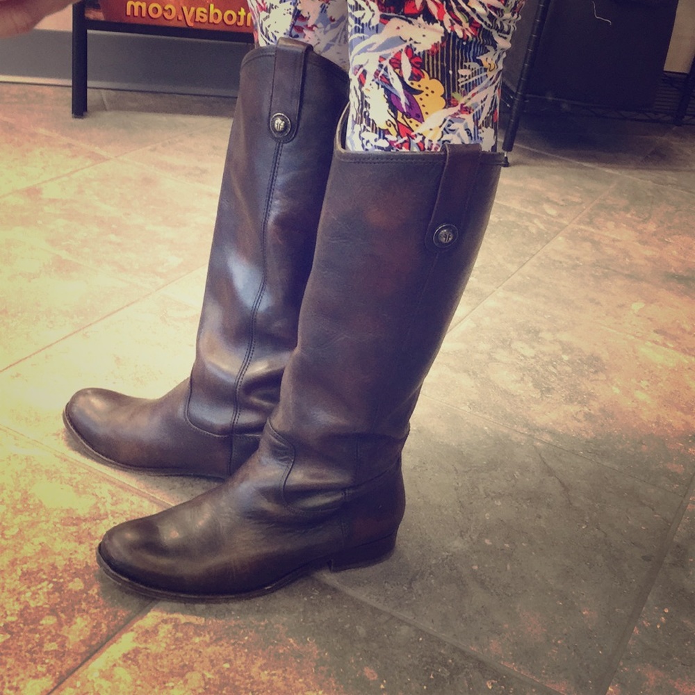 Frye Melissa Pull On Riding Boots👢DISCONTINUED