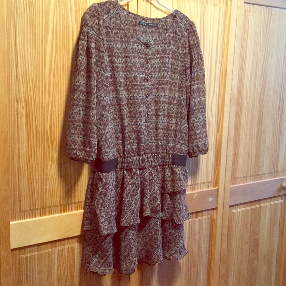 Zara basic beautiful brown dress/ tunic