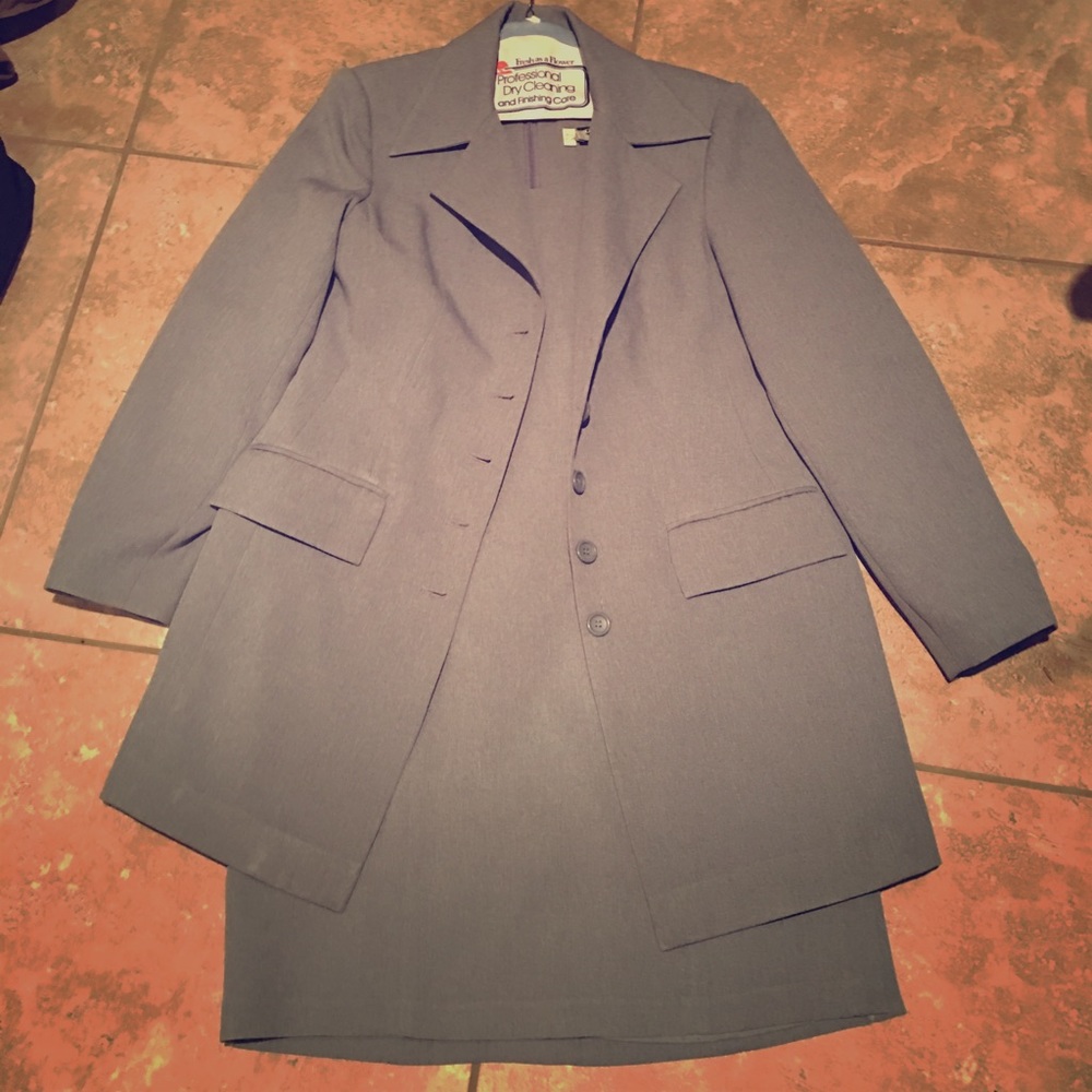 Grey Suit Dress