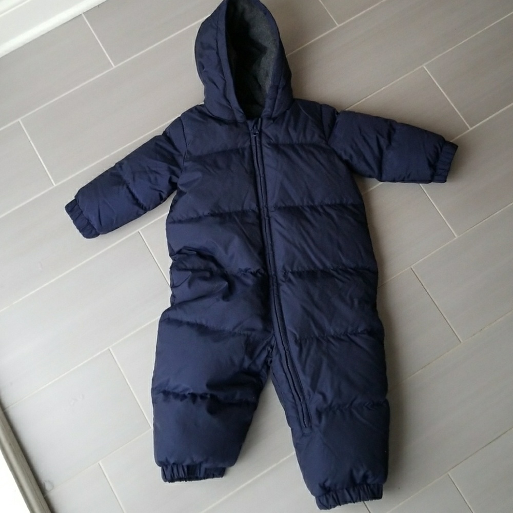 Gap Toddler Snowsuit - Navy/Gray