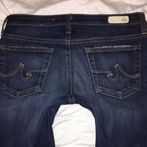 AG ADRIANO GOLDSCHMIED SKINNY STRAIGHT JEANS 27 4