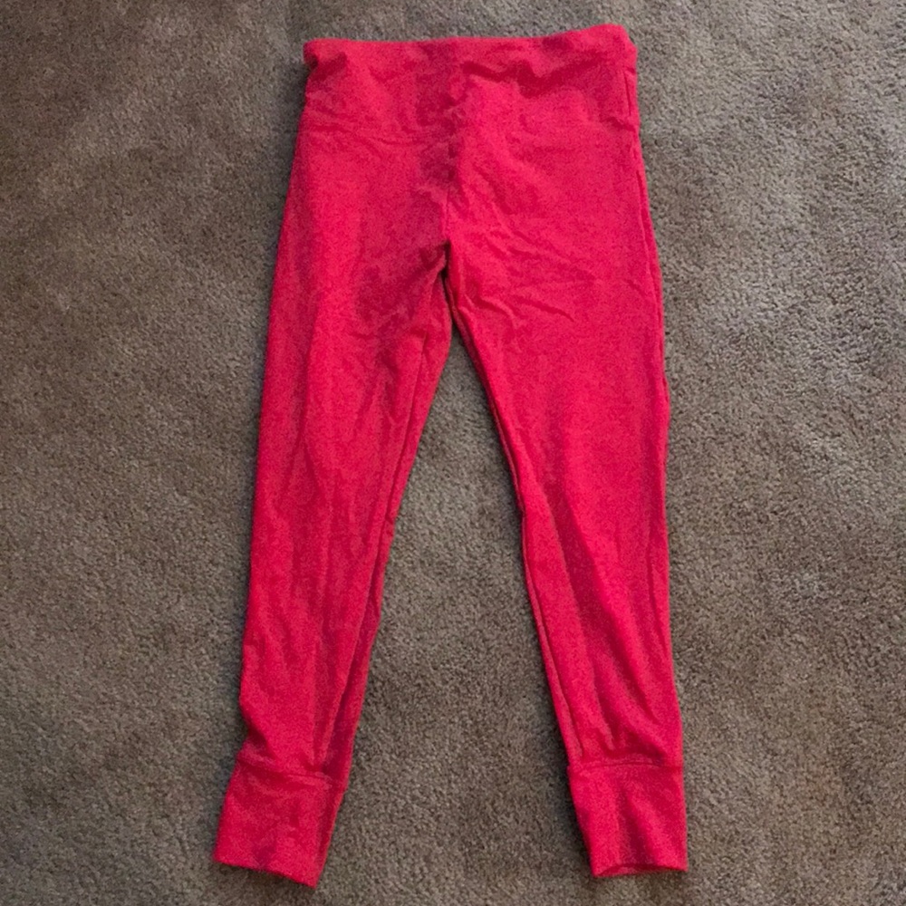 Lorna Jane pink mesh leggings