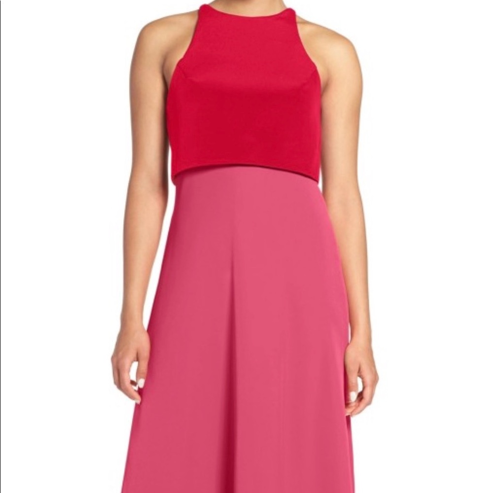 Jill Stuart Colorblock gown size 4