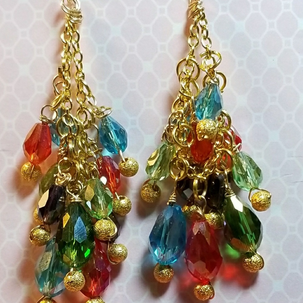 #0182 Austrian Crystal Earrings