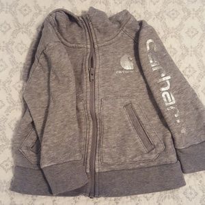 Toddler girls carhartt zip up