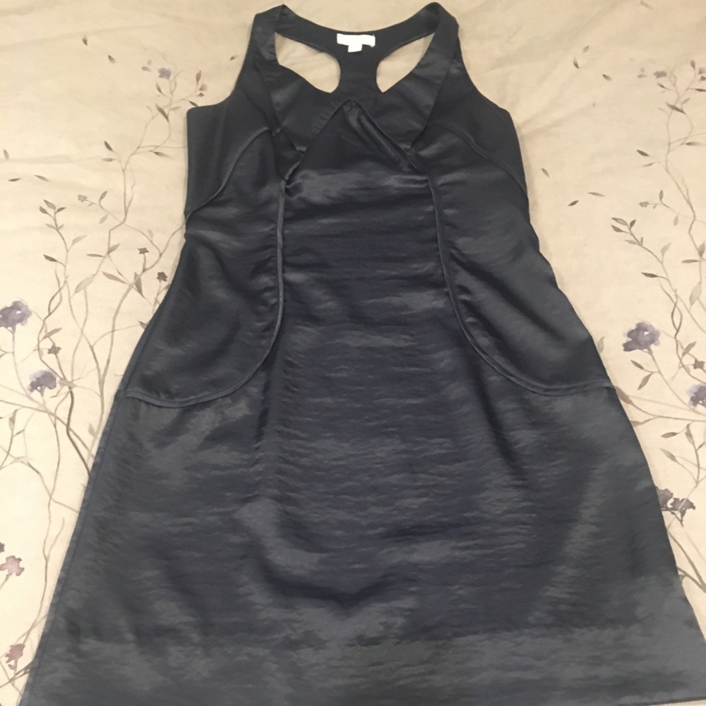 Silk racer back dress