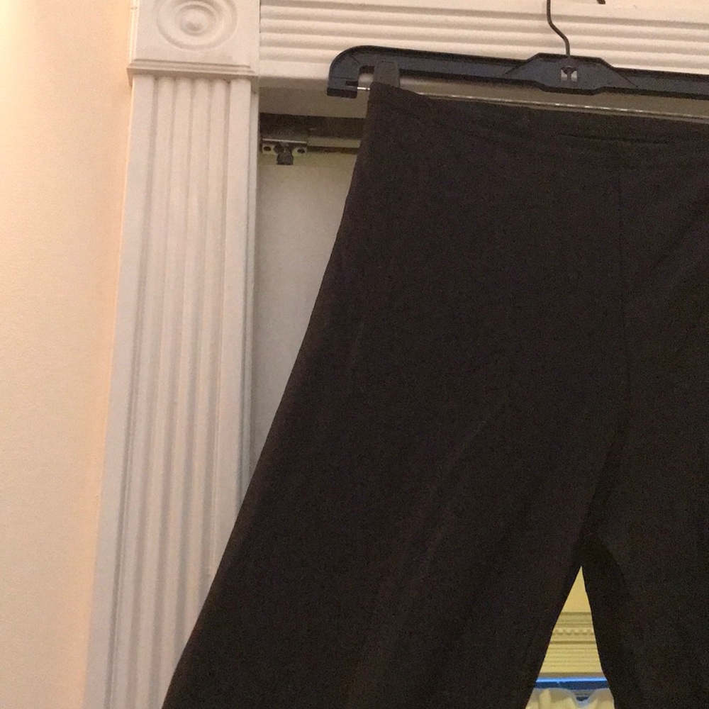 American apparel black shiny leggings