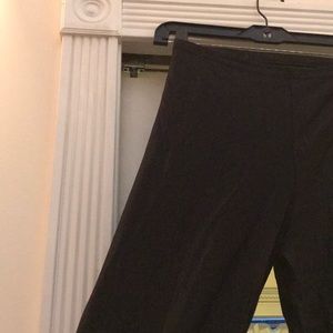 American apparel black shiny leggings