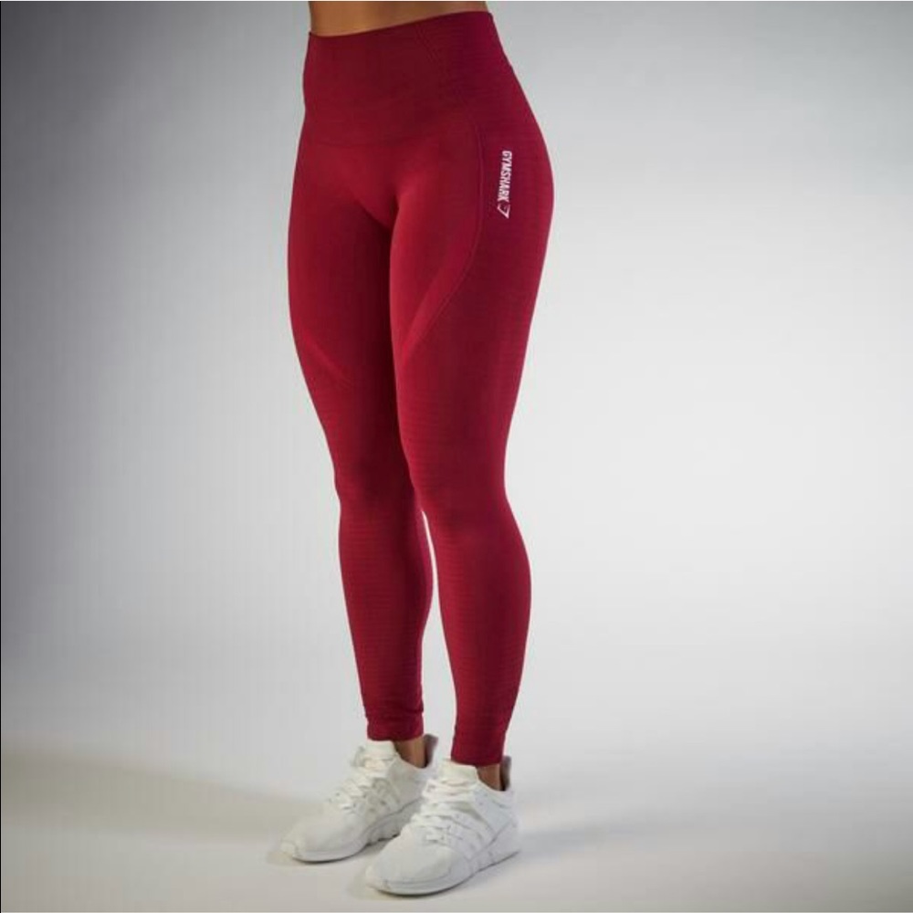 Gymshark Seamless Beet Marl Full Length