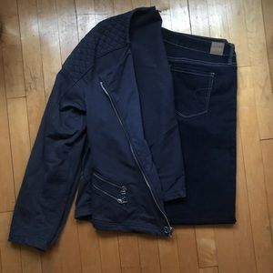 GAP Cotton Moto Jacket