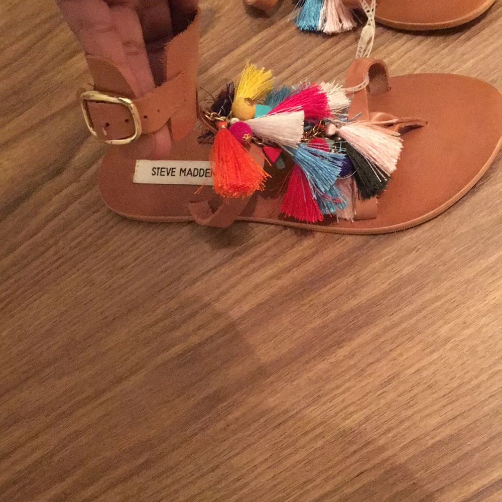 NWT Steve Madden COLORFUL Wmns 9 Sandal - Picture 2 of 9