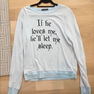 Wildfox Sweater- never worn and never washed!
