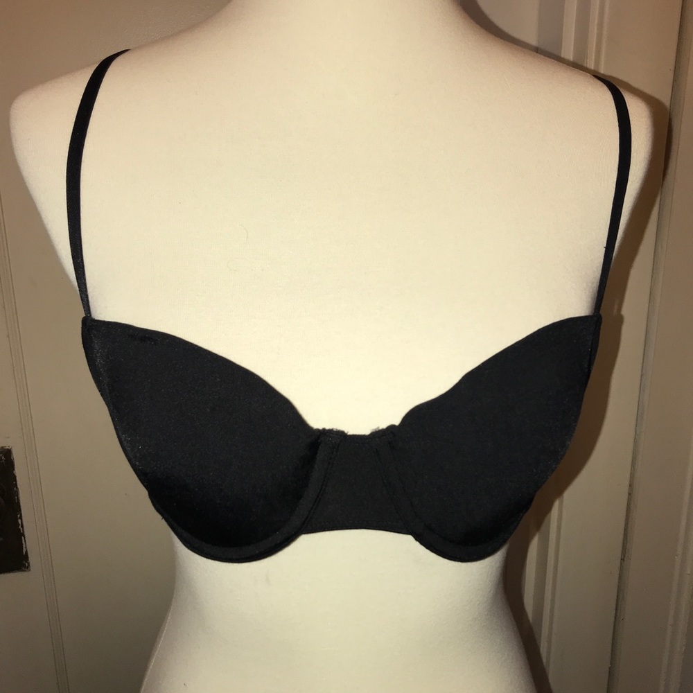BLACK CALVIN KLEIN PADDED BRA - Size 36C