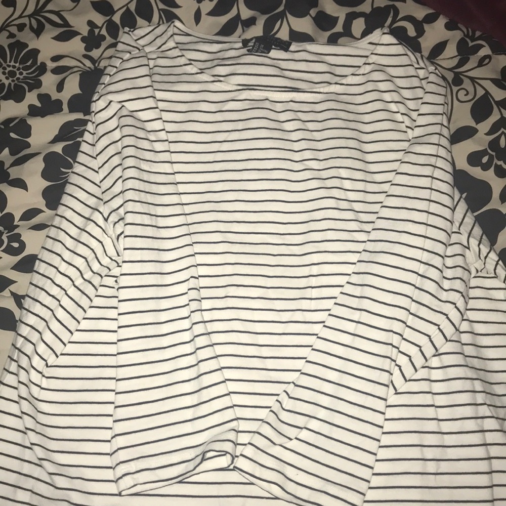 Black and white shirt