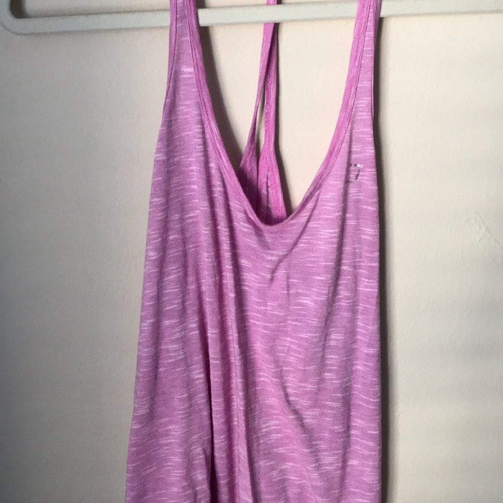 Lorna Jane pink workout tank