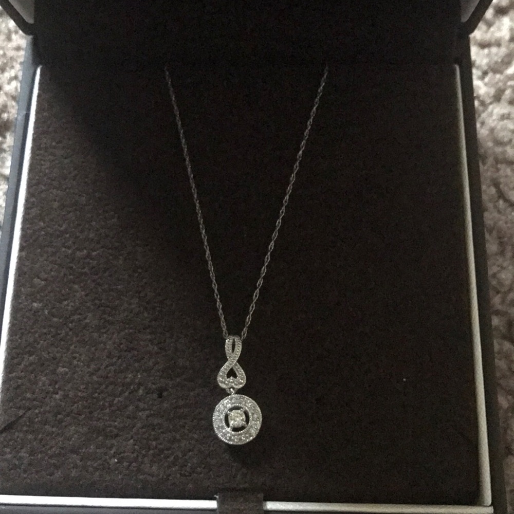 Diamond Circle Necklace