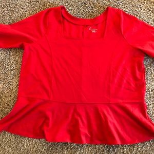 LaneBryant Peplum top 22/24