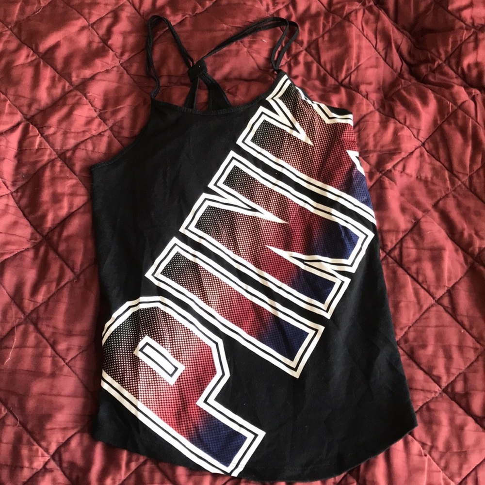 Pink workout top
