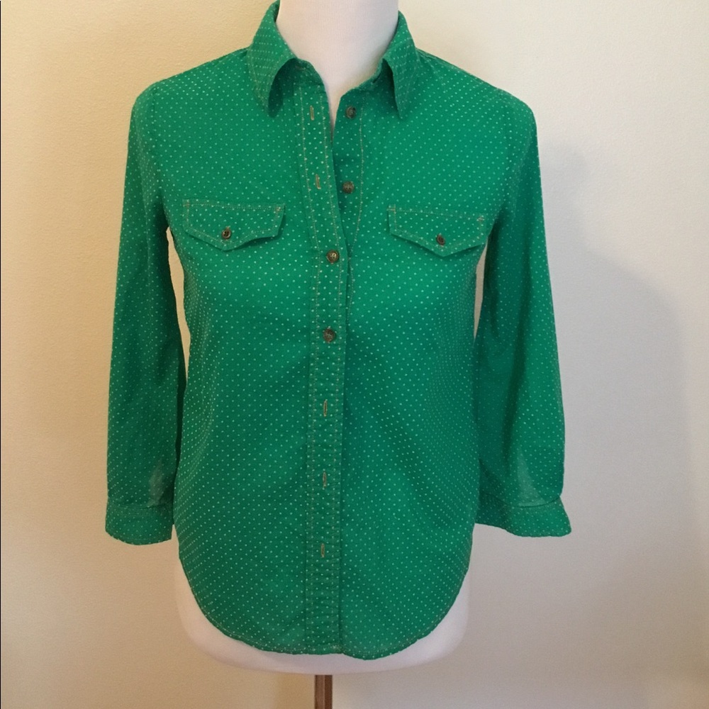 Anthropologie Maeve Button Up