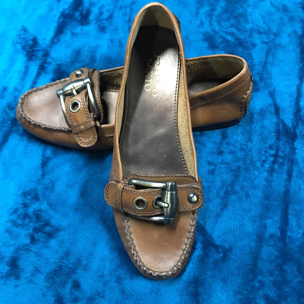 Franco Sarto Tan Loafers