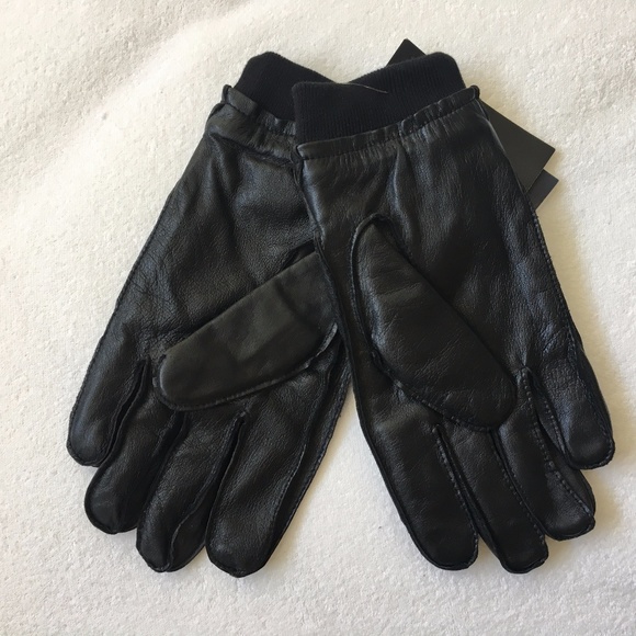 French Connection Leather Glove Men Size S/M - Picture 3 of 4