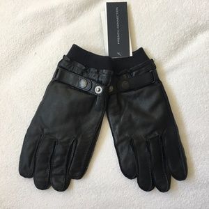French Connection Leather Glove Men Size S/M