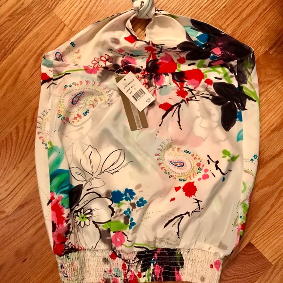NWT matty m silk halter multi color - Picture 2 of 5