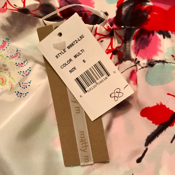 NWT matty m silk halter multi color - Picture 3 of 5