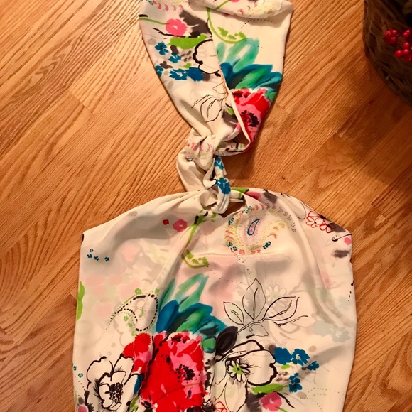 NWT matty m silk halter multi color - Picture 5 of 5