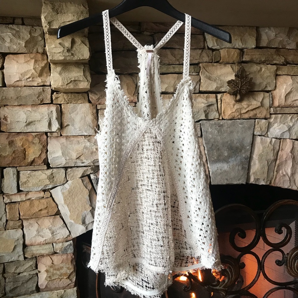 Women’s, Free People, Crochet Cami, Size Small