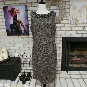 Talbots tweed dress