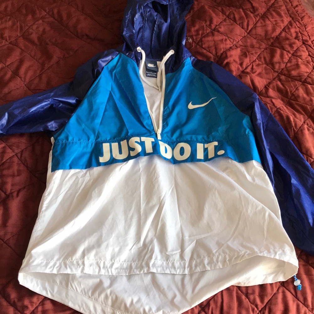 Nike old school rain coat