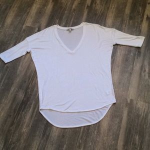 EXPRESS White Tunic Tee