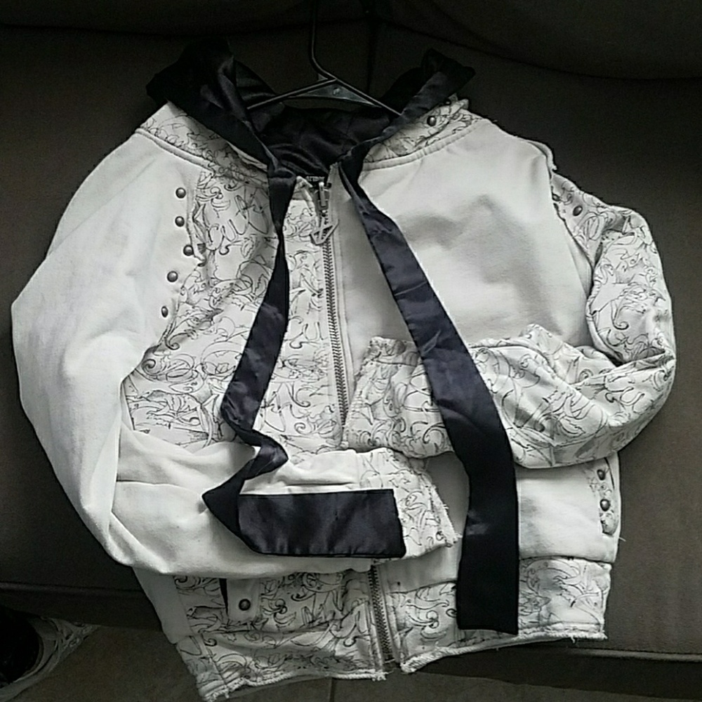Truth Soul Amor zip up reversible hoodie
