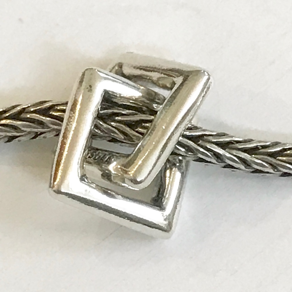 Trollbeads Authentic Frames Silver Bead