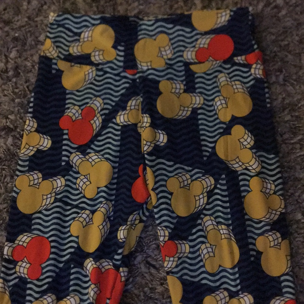 Lularoe Disney Mickey Mouse OS leggings