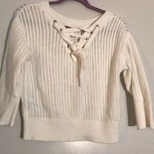 Cream Knit Old Navy Sweater Size XS
