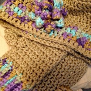 Hand Knitted Hat and Mittens Set