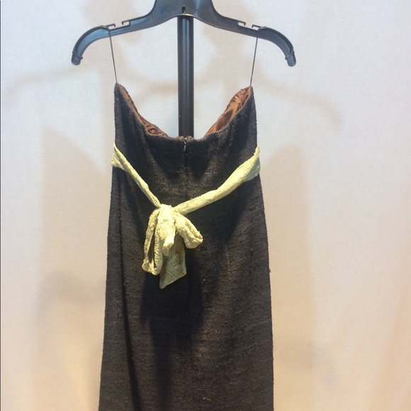 { Rampage} Size 8 Grey Wool Strapless Dress - Picture 2 of 6