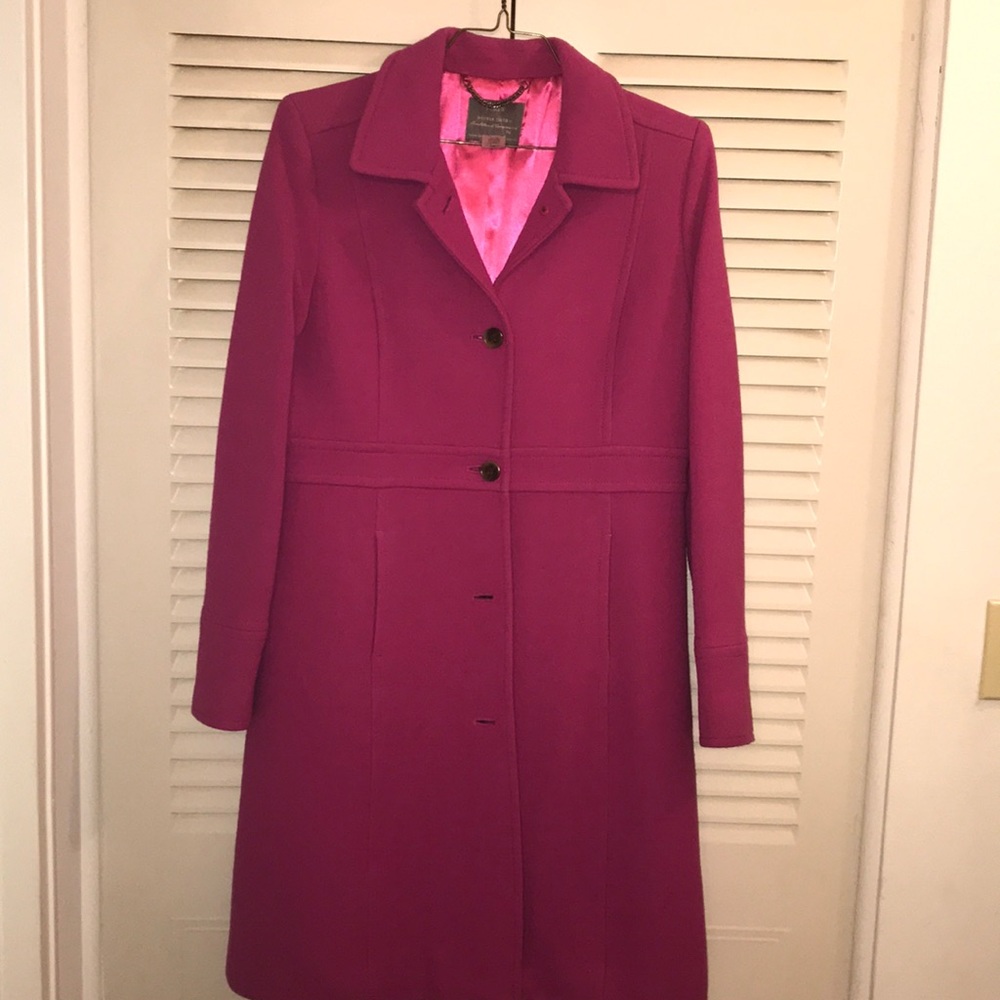 JCrew double cloth Italian wool blend coat