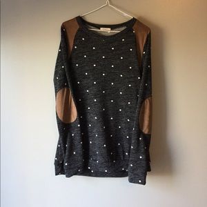 High low thin sweater